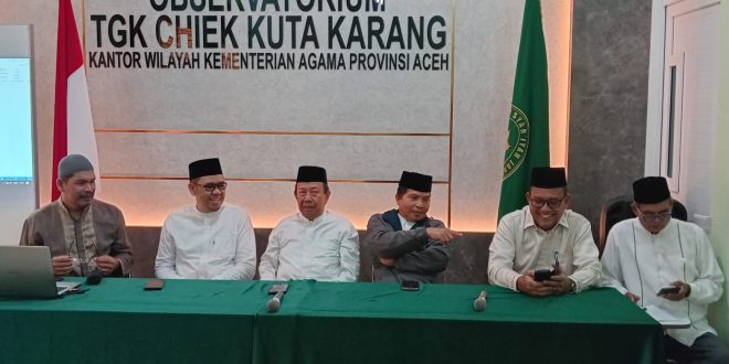 Ketua MS Aceh Hadiri Rukyat Hilal Penentuan 1 Syawal 1447 H di Observatorium Tgk Chiek Kuta Karang