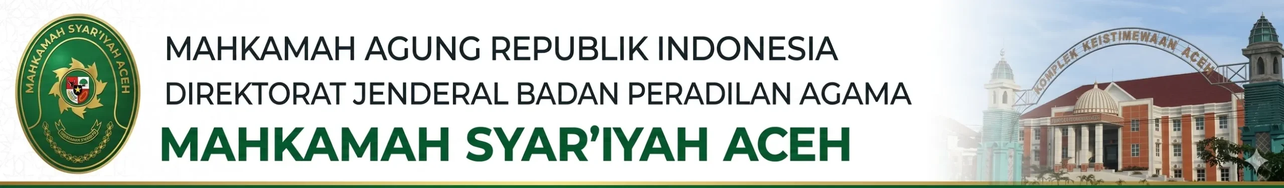 Website Resmi Mahkamah Syar'iyah Aceh