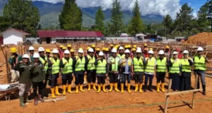 KETUA MAHKAMAH SYAR’IYAH ACEH TINJAU PEMBANGUNAN GEDUNG BARU MAHKAMAH SYAR’IYAH BLANGKEJEREN