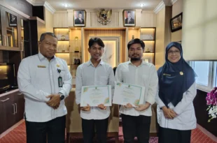 MS Aceh Lepas Mahasiswa Magang FISIP Universitas Syiah Kuala