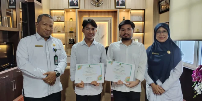 MS Aceh Lepas Mahasiswa Magang FISIP Universitas Syiah Kuala