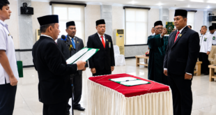 Ketua Mahkamah Syar’iyah Aceh Lantik Mohd Hanafi sebagai Kepala Subbagian Tata Usaha dan Rumah
