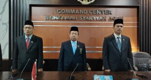 MS Aceh Ikuti Wisuda Purnabakti Ketua Pengadilan Tinggi Agama Banjarmasin Secara Daring
