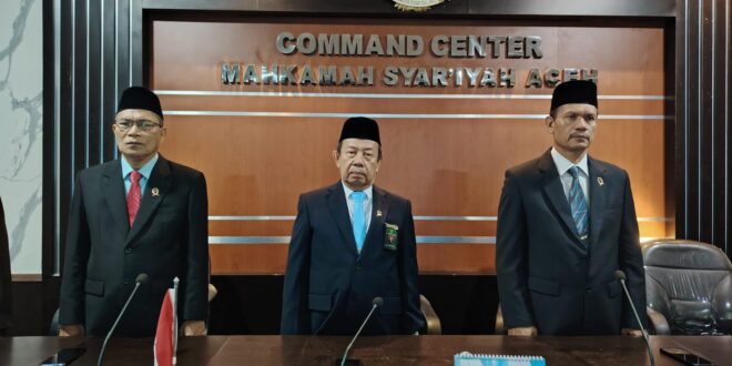 MS Aceh Ikuti Wisuda Purnabakti Ketua Pengadilan Tinggi Agama Banjarmasin Secara Daring