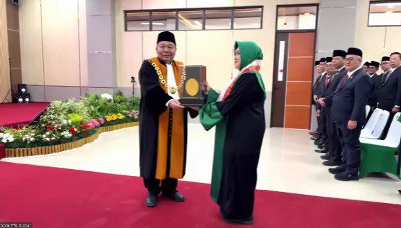 MS Aceh Ikuti Wisuda Purnabakti KPTA Sulawesi Barat Secara Virtual