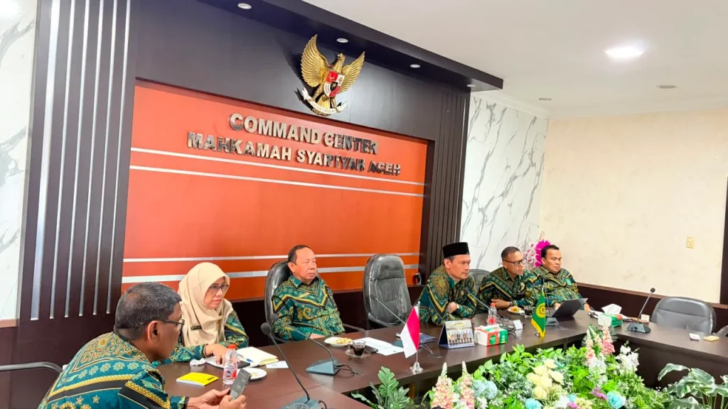MS Aceh Gelar Rapat Evaluasi Inovasi dan Pembangunan Zona Integritas